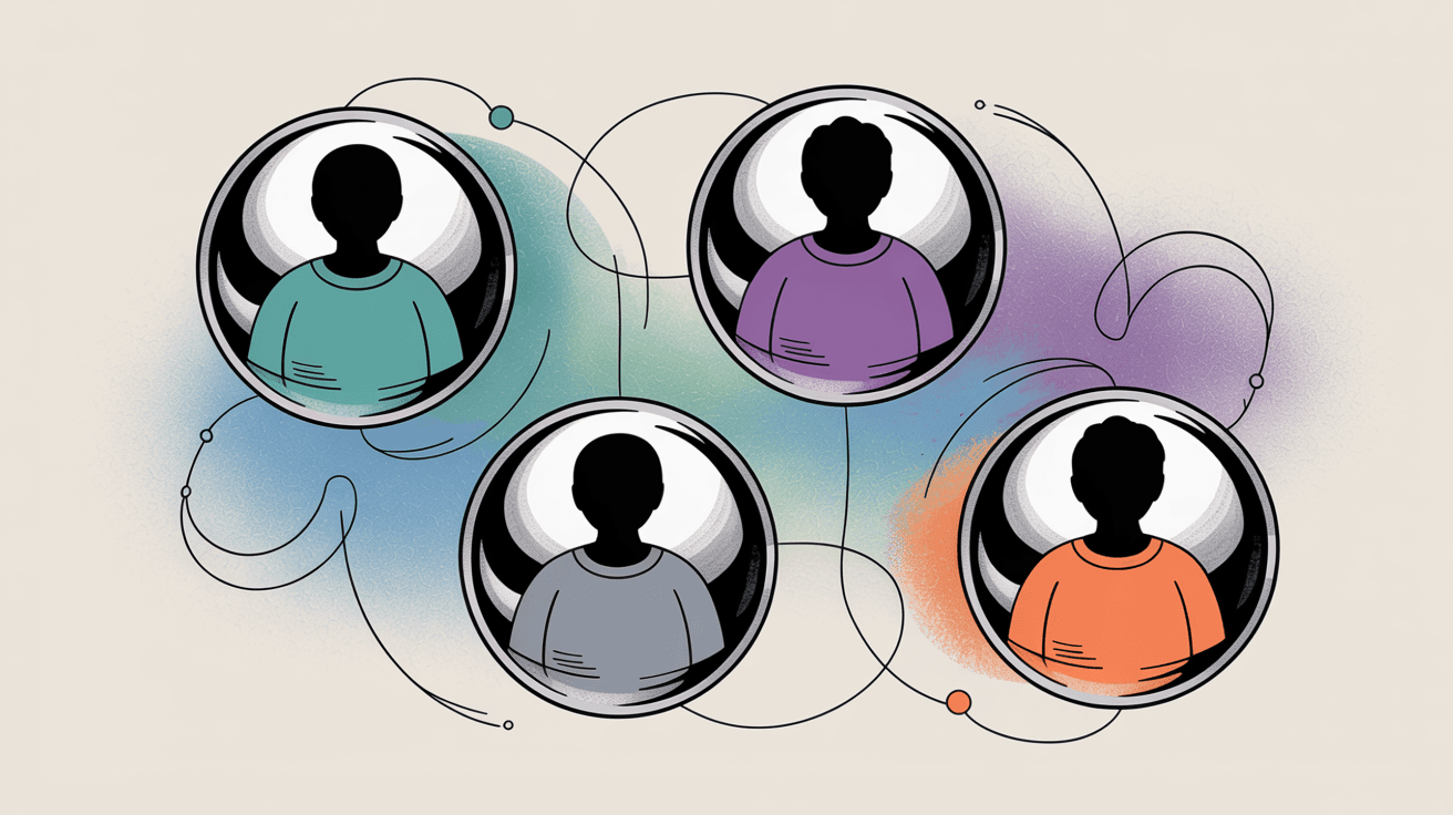 Multiple Chrome profiles and user accounts illustration
